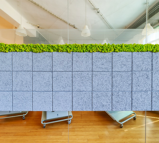 square acoustic wood wool wall panels