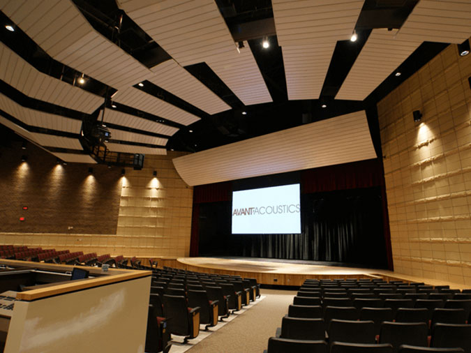 teather hall acoustic sound insulation
