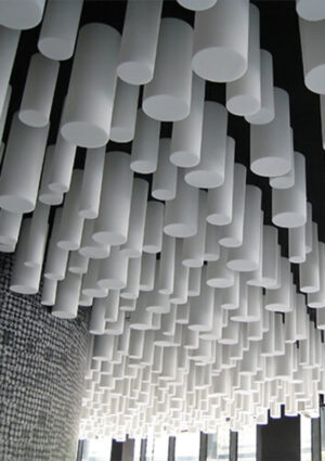 Aksa Acoustic Sound Insulation Wood, Felt, Fabric Panels