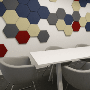 Acoustic Hexagon Wall Panel
