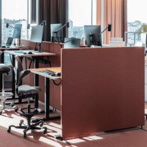 Fabric-Wrapped Acoustic Partition